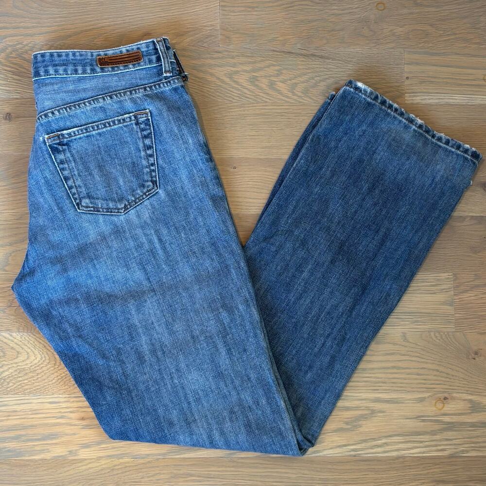 Ralph Lauren Blue Boot Cut Jeans talk inseam 34  Y2K